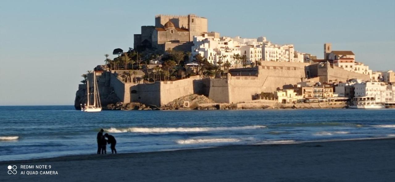 Charmant appartement avec vue sur le château de Peñíscola Exterior foto