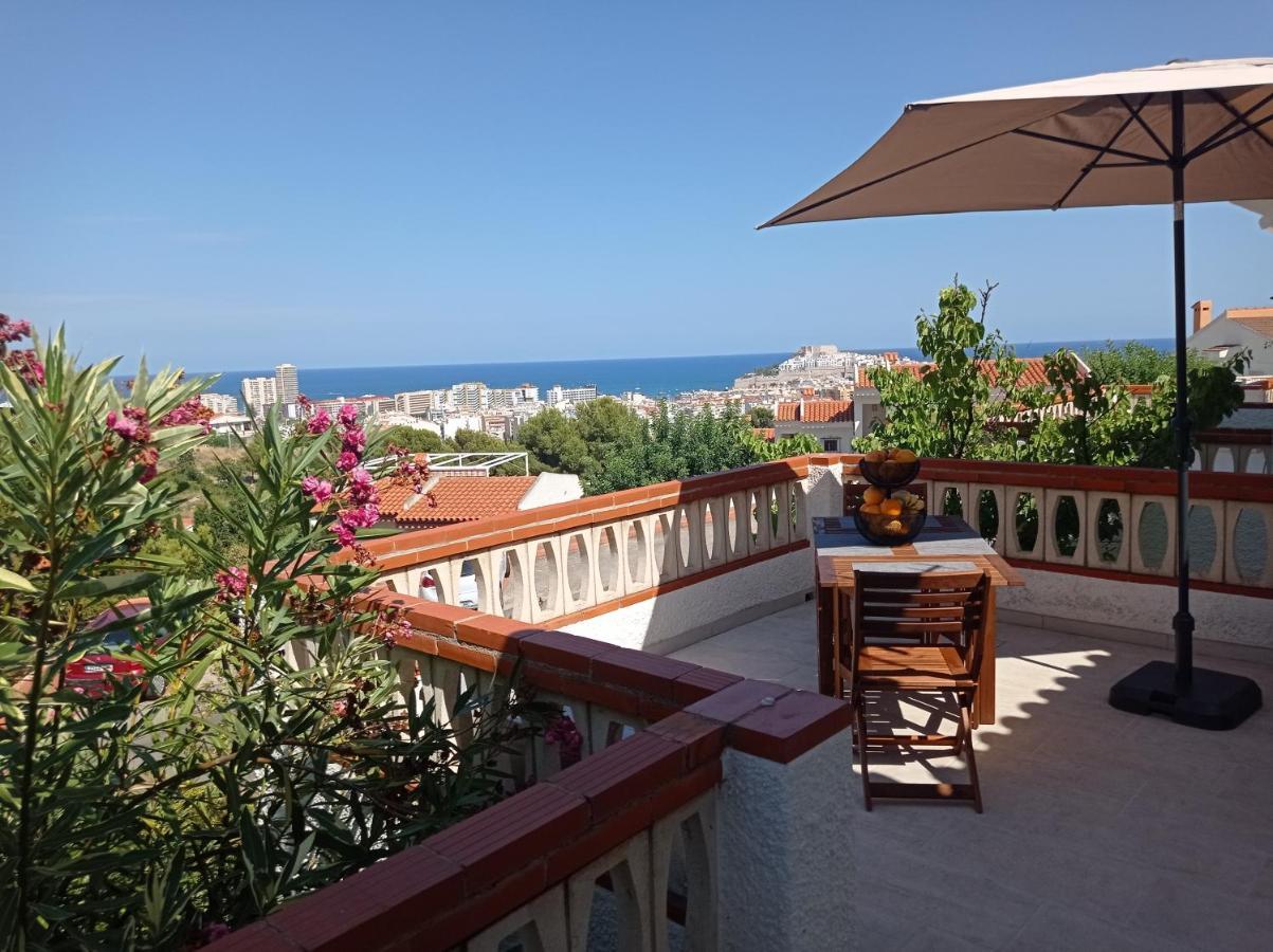 Charmant appartement avec vue sur le château de Peñíscola Exterior foto