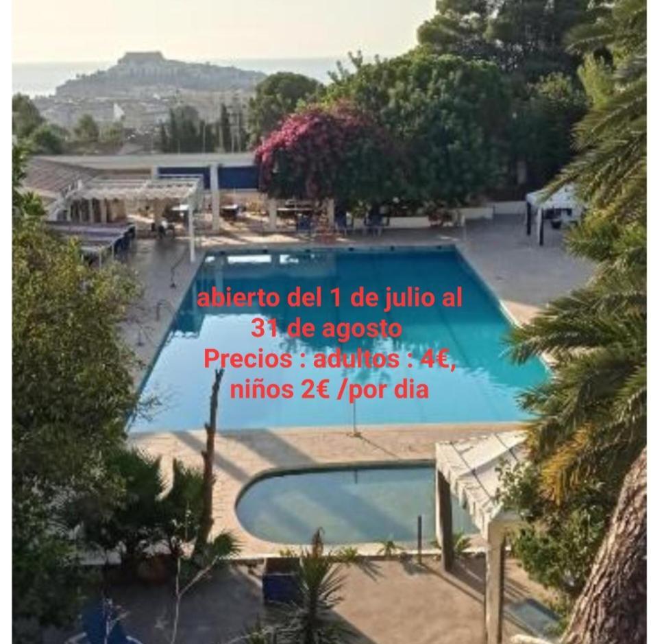 Charmant appartement avec vue sur le château de Peñíscola Exterior foto